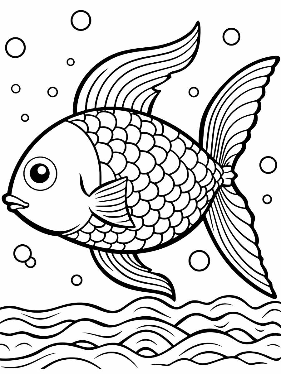 desenho de peixe para colorir 36