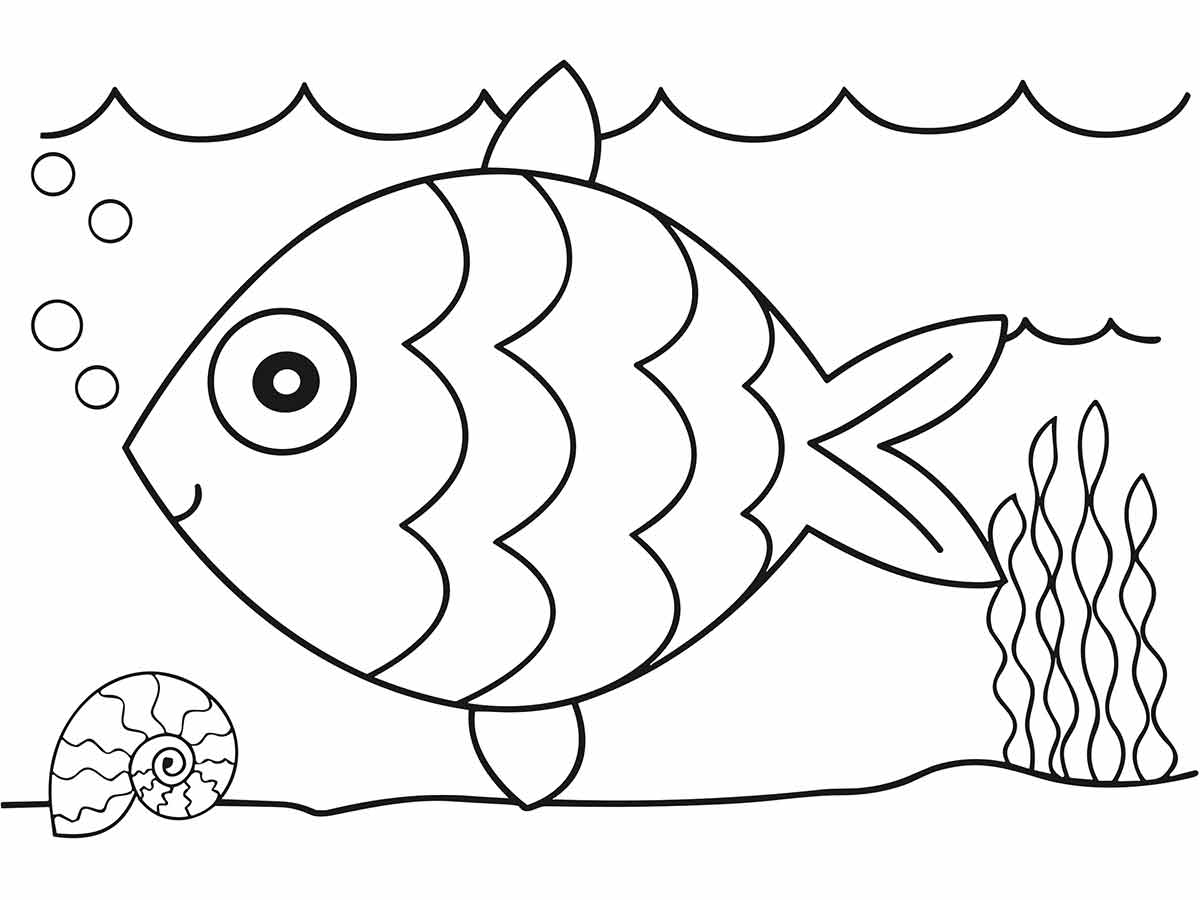 desenho de peixe para colorir 5