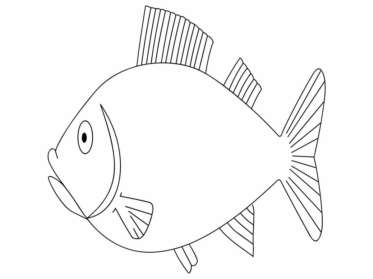 desenho de peixe para colorir 8