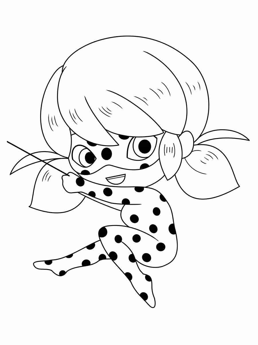 desenho ladybug infantil para colorir