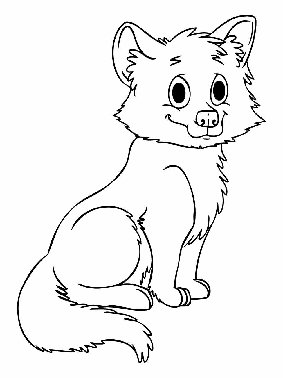 desenho lobo para colorir 25