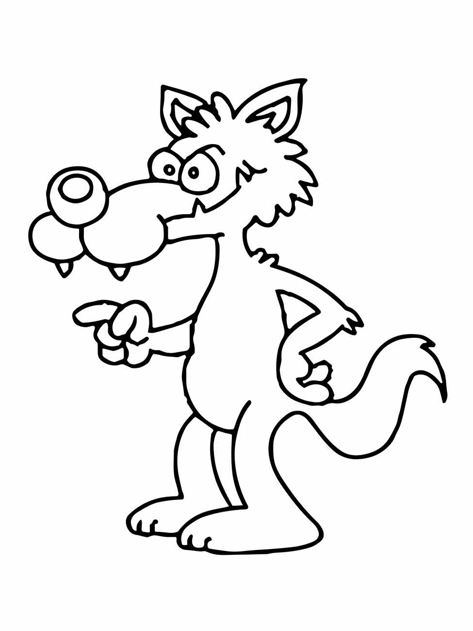 desenho lobo para colorir 26