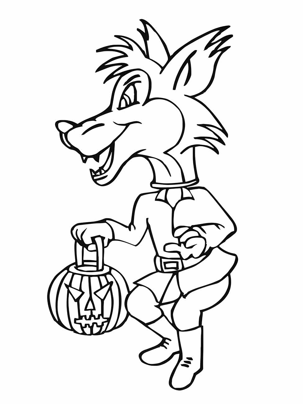 desenho lobo para colorir 38