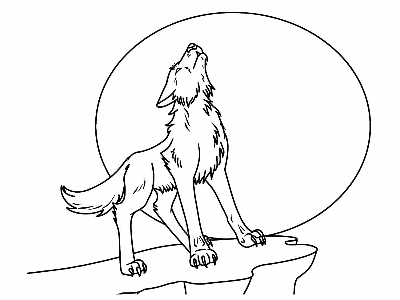 desenho lobo para colorir 39