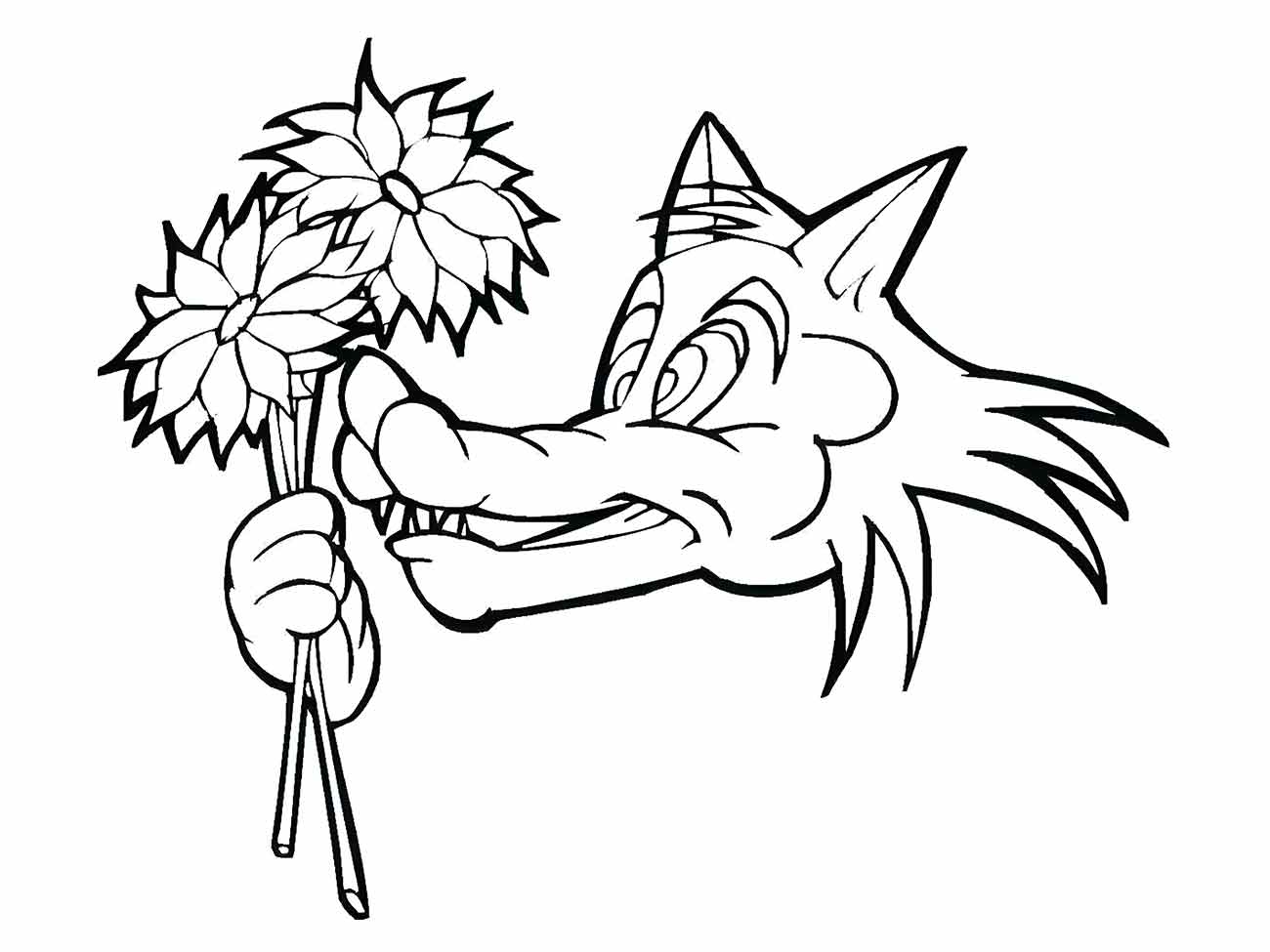 desenho lobo para colorir 44