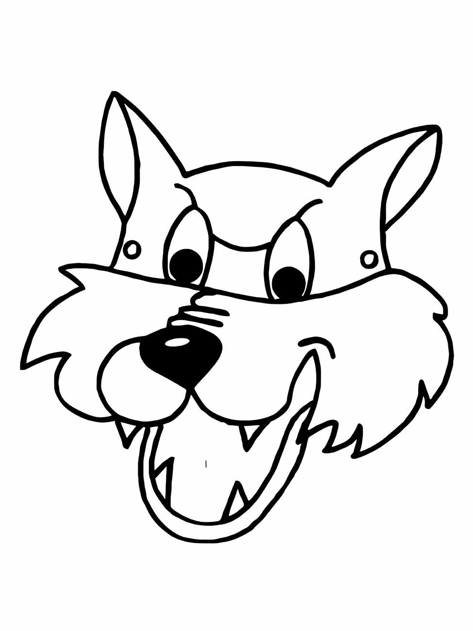 desenho lobo para colorir 46