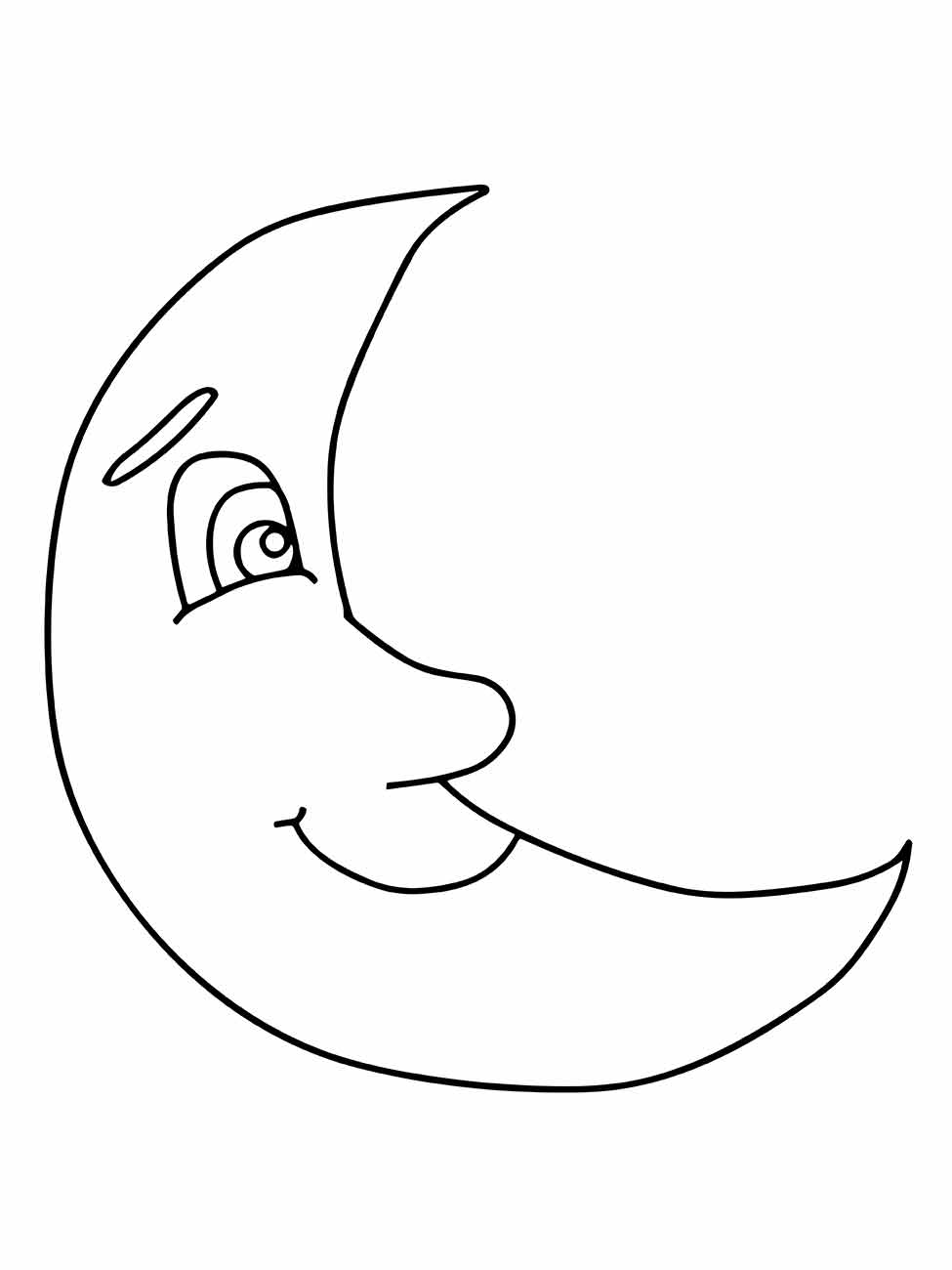 desenho lua para colorir 35