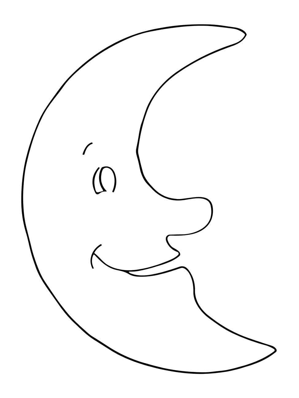 desenho lua para colorir 37