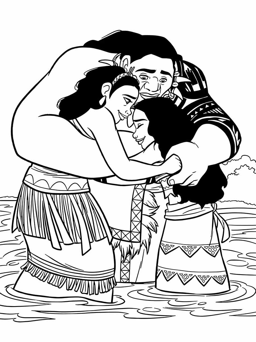 desenho moana para colorir 28