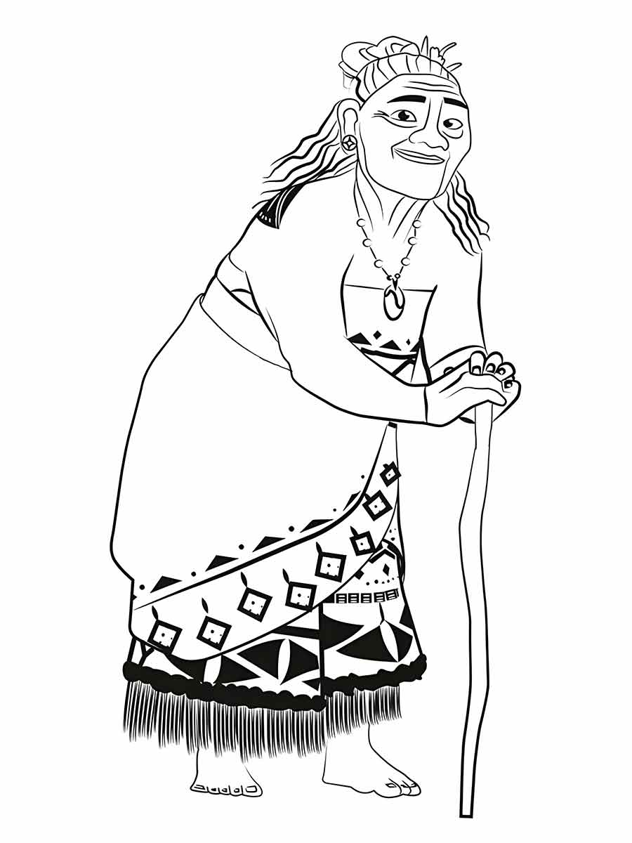 desenho moana para colorir 29