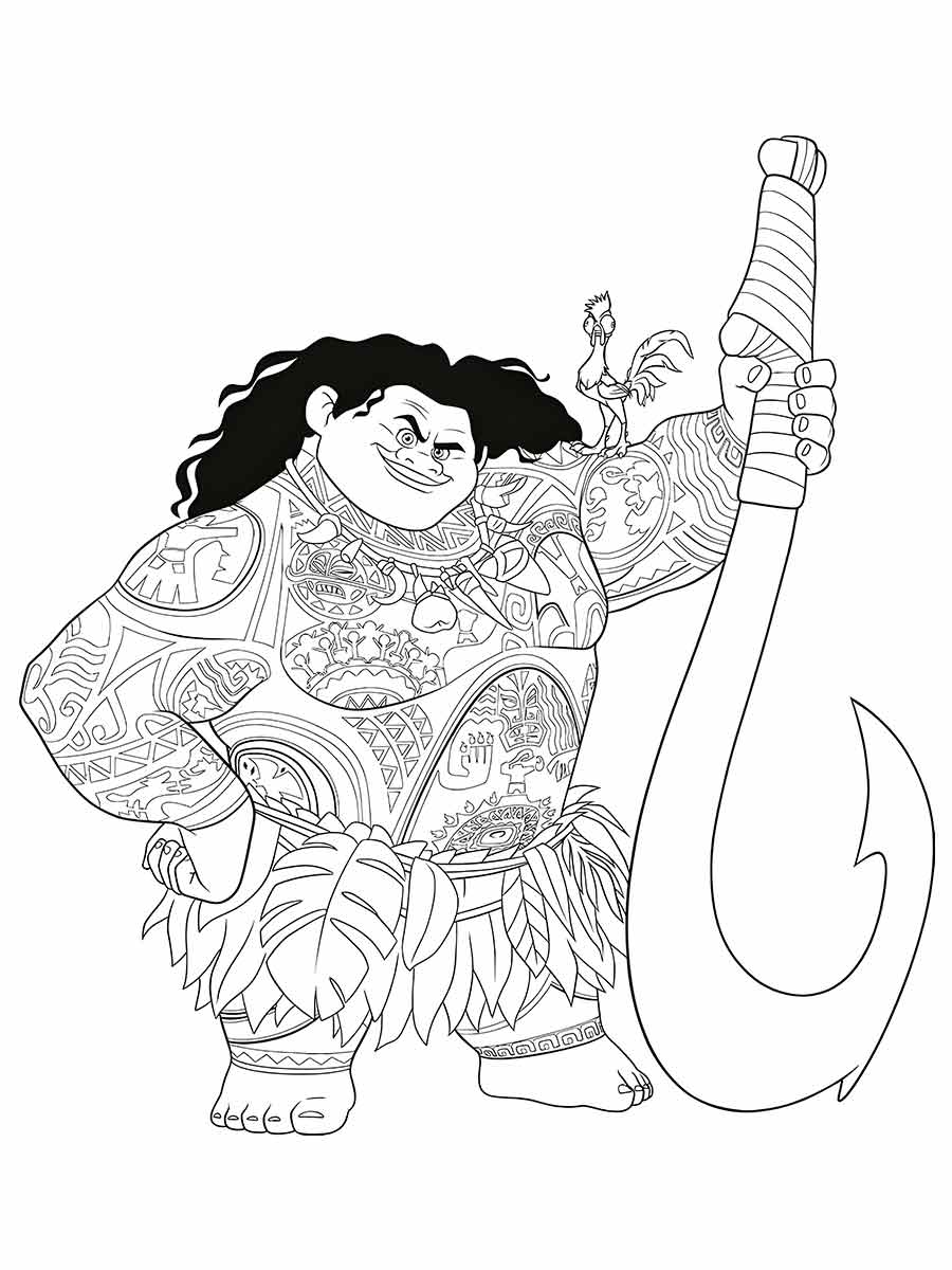 desenho moana para colorir 31