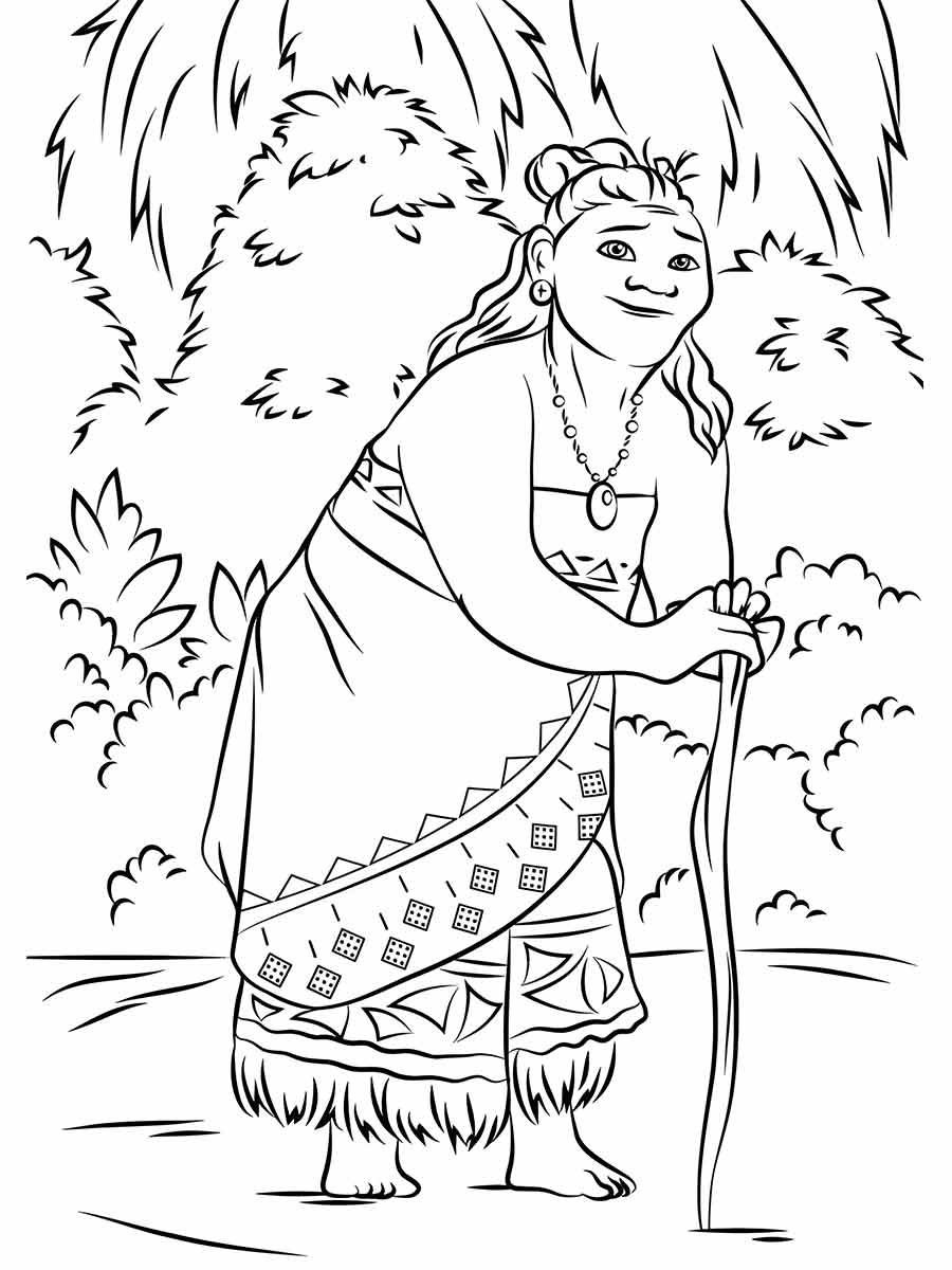 desenho moana para colorir 37