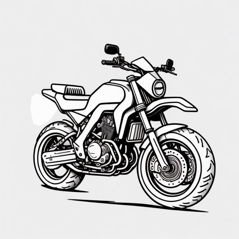 desenho moto para colorir 41