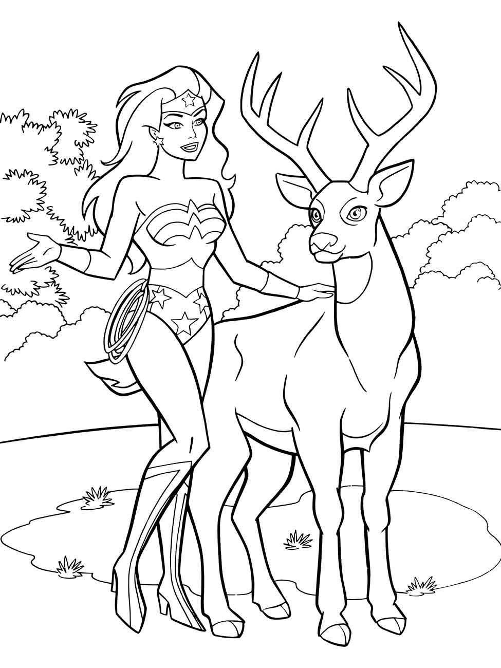 desenho mulher maravilha para colorir 40