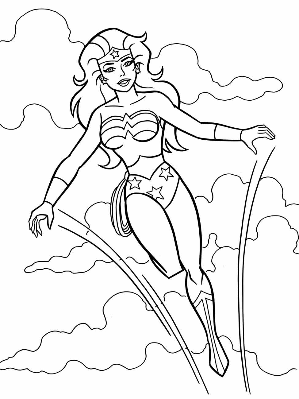 desenho mulher maravilha para colorir 47