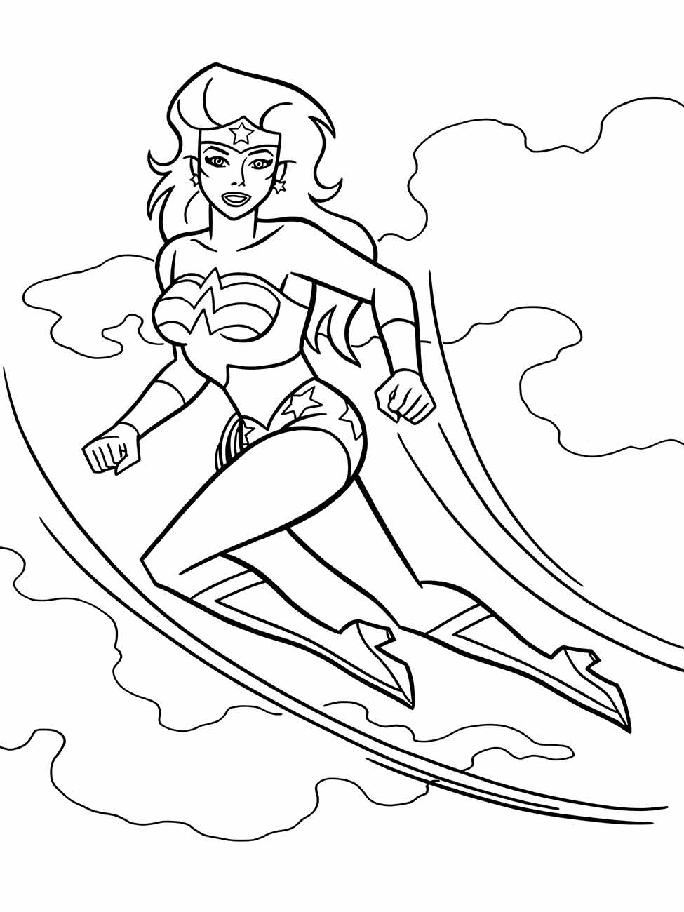 desenho mulher maravilha para colorir 48