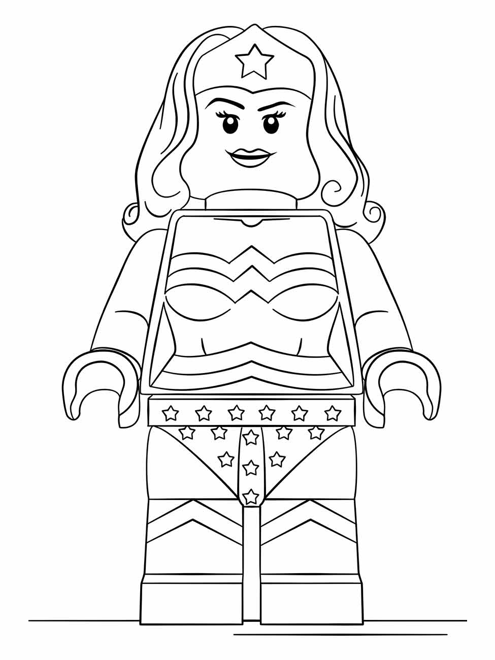 desenho mulher maravilha para colorir 55