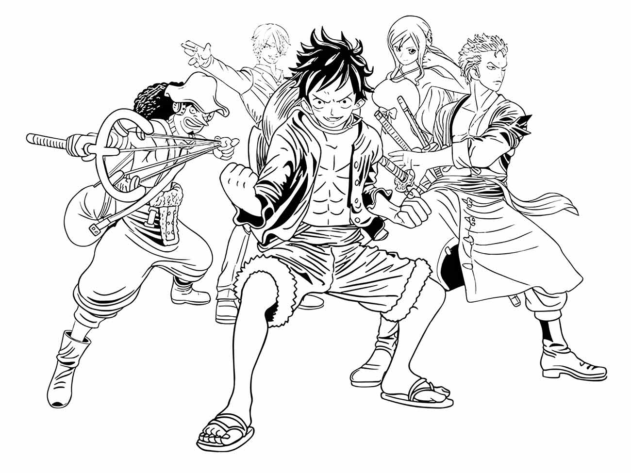 desenho one piece para colorir 26