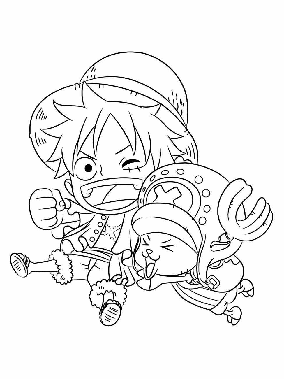 desenho one piece para colorir 35