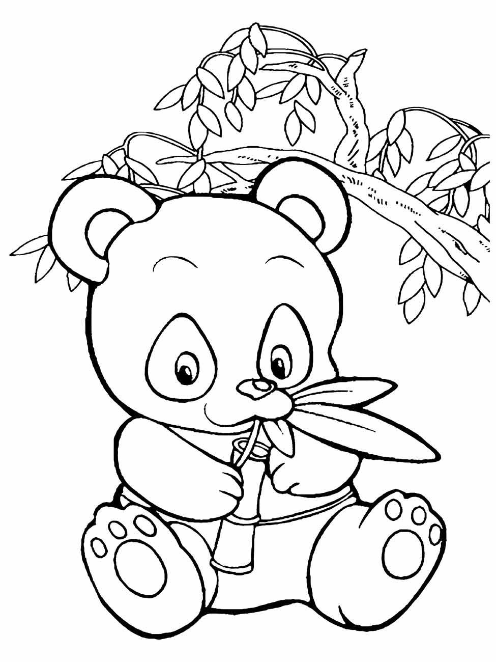 desenho panda para colorir 16