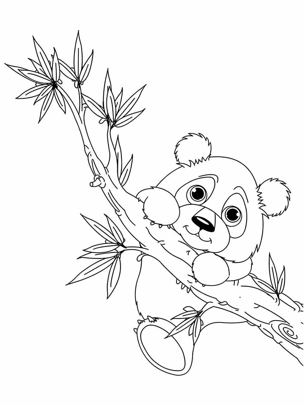 desenho panda para colorir 17