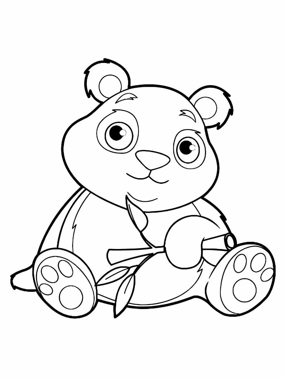 desenho panda para colorir 21