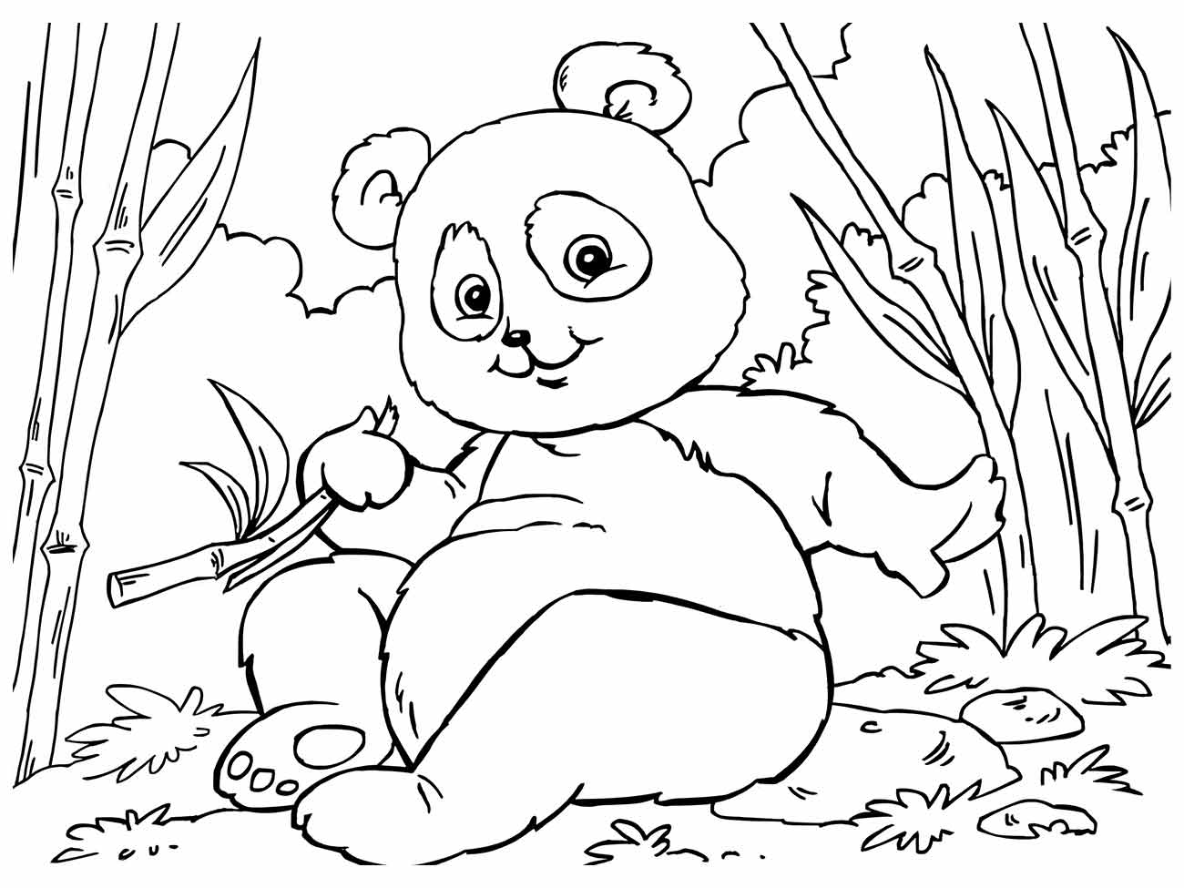 desenho panda para colorir 40