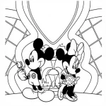 desenho para colorir mickey minnie 3