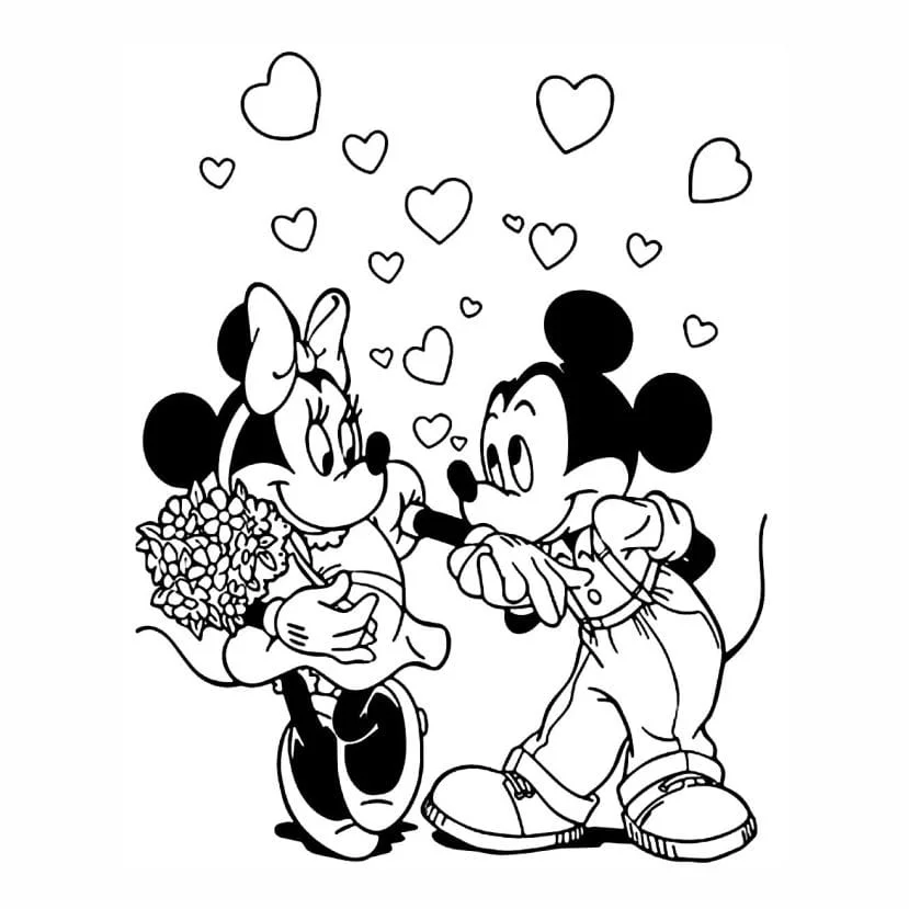 desenho para colorir minnie e mickey apaixonados.jpg