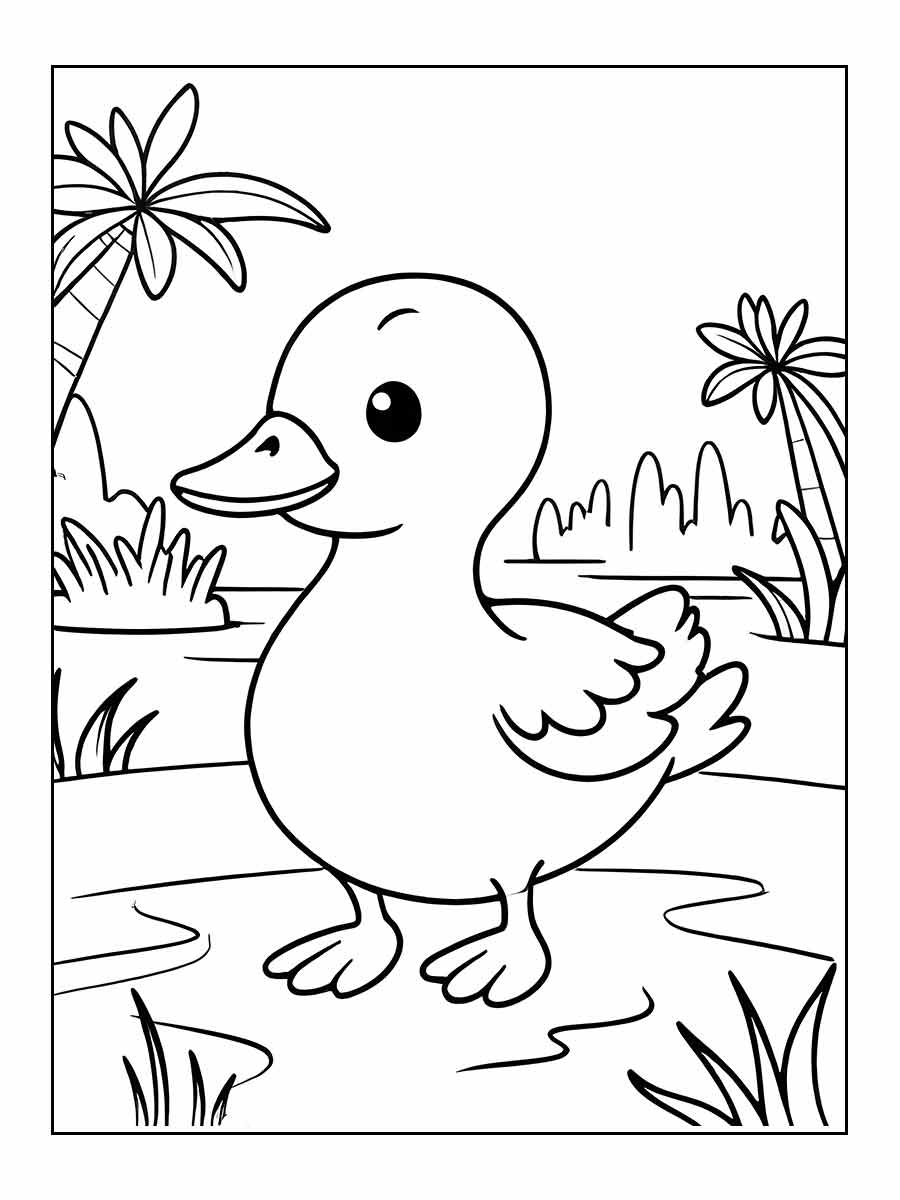 desenho pato para colorir 28