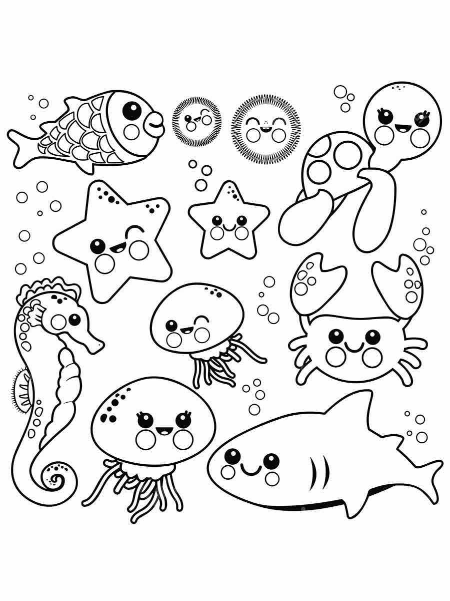 desenhos de peixes para colorir 43