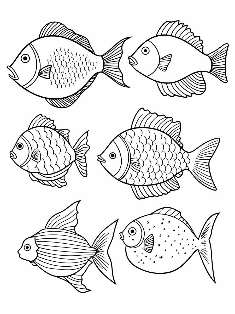 desenhos de peixes para colorir 47