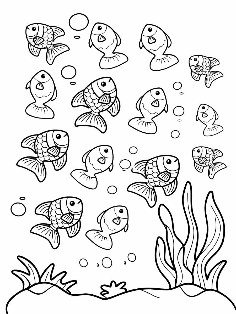 desenhos de peixes para colorir 56