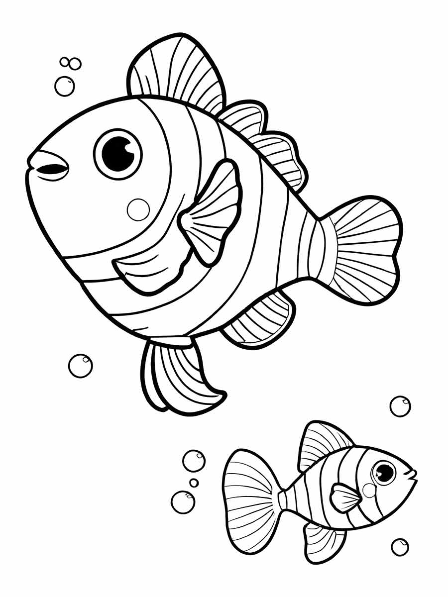 desenhos de peixes para colorir 61