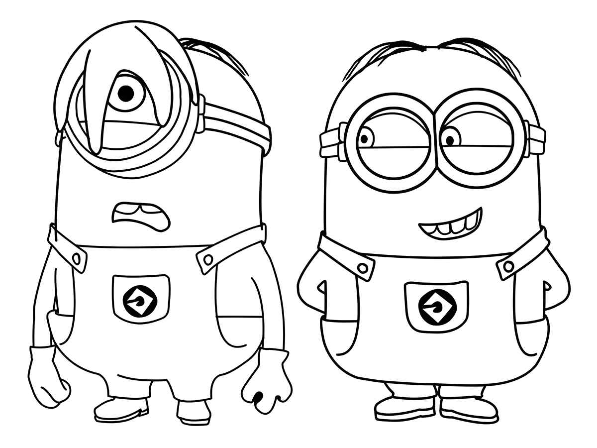 desenhos para colorir minions 57