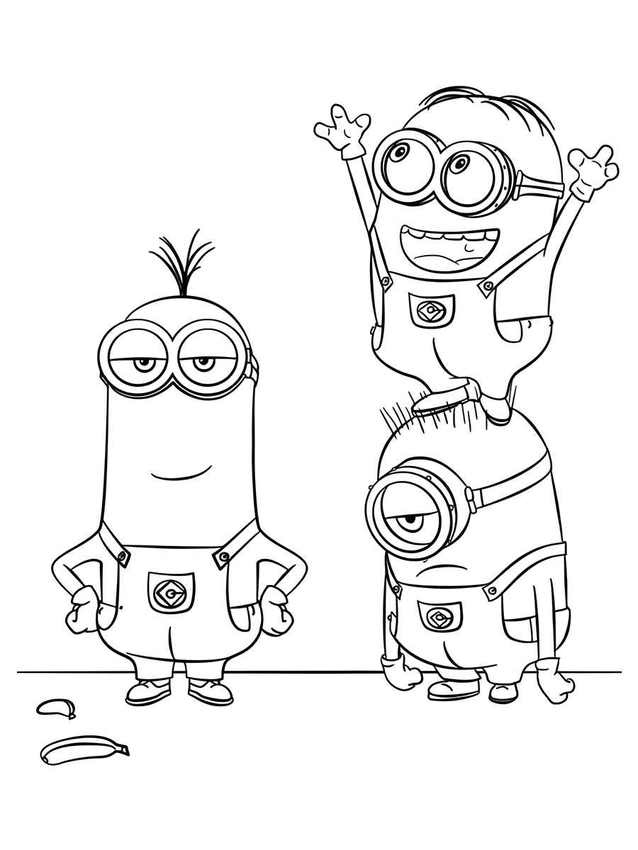 desenhos para colorir minions 59