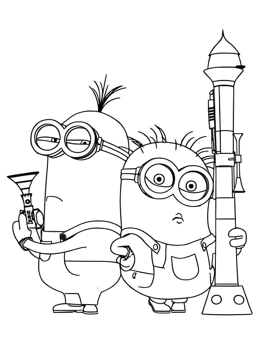 desenhos para colorir minions 63