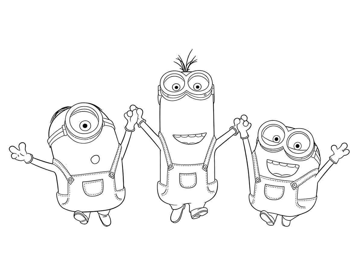 desenhos para colorir minions 71