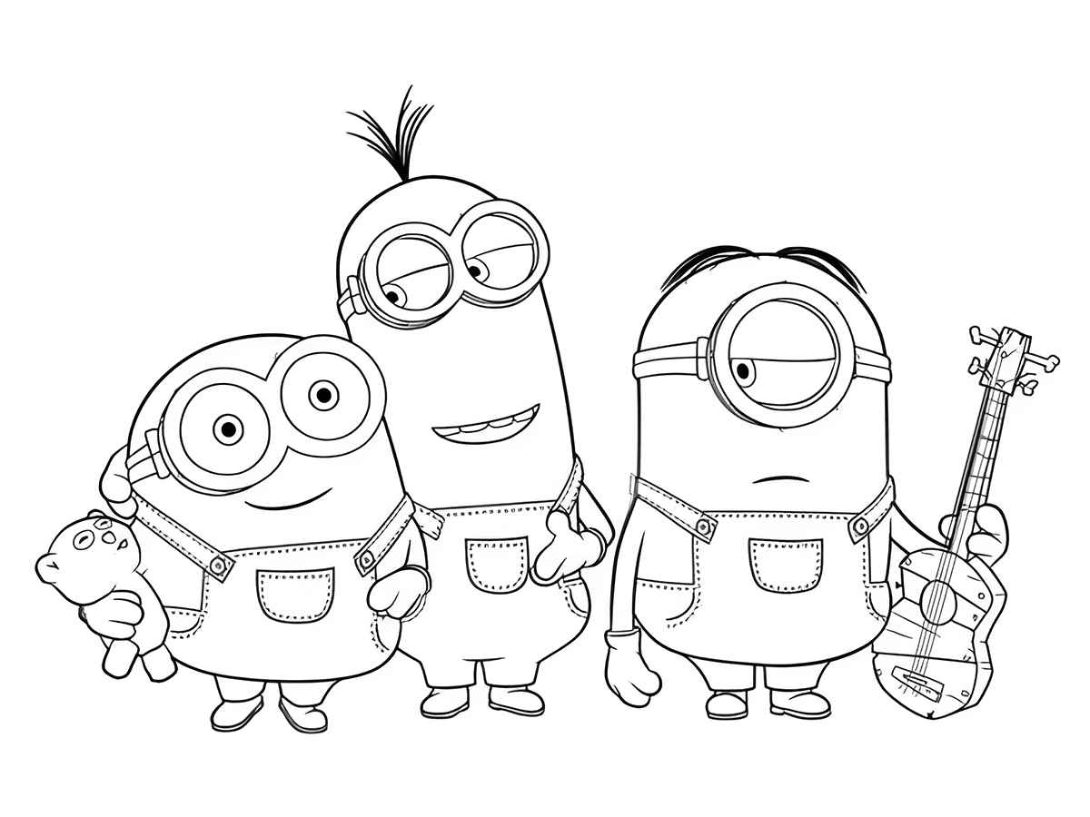 desenhos para colorir minions 76