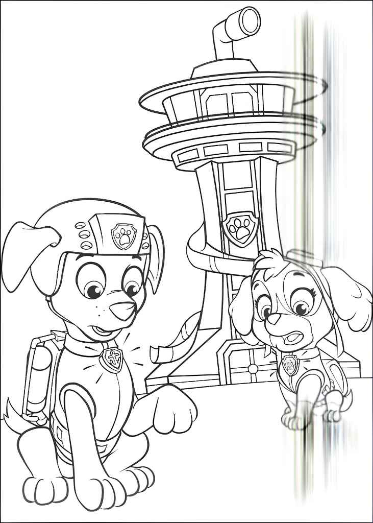 desenhos patrulha canina para colorir 90