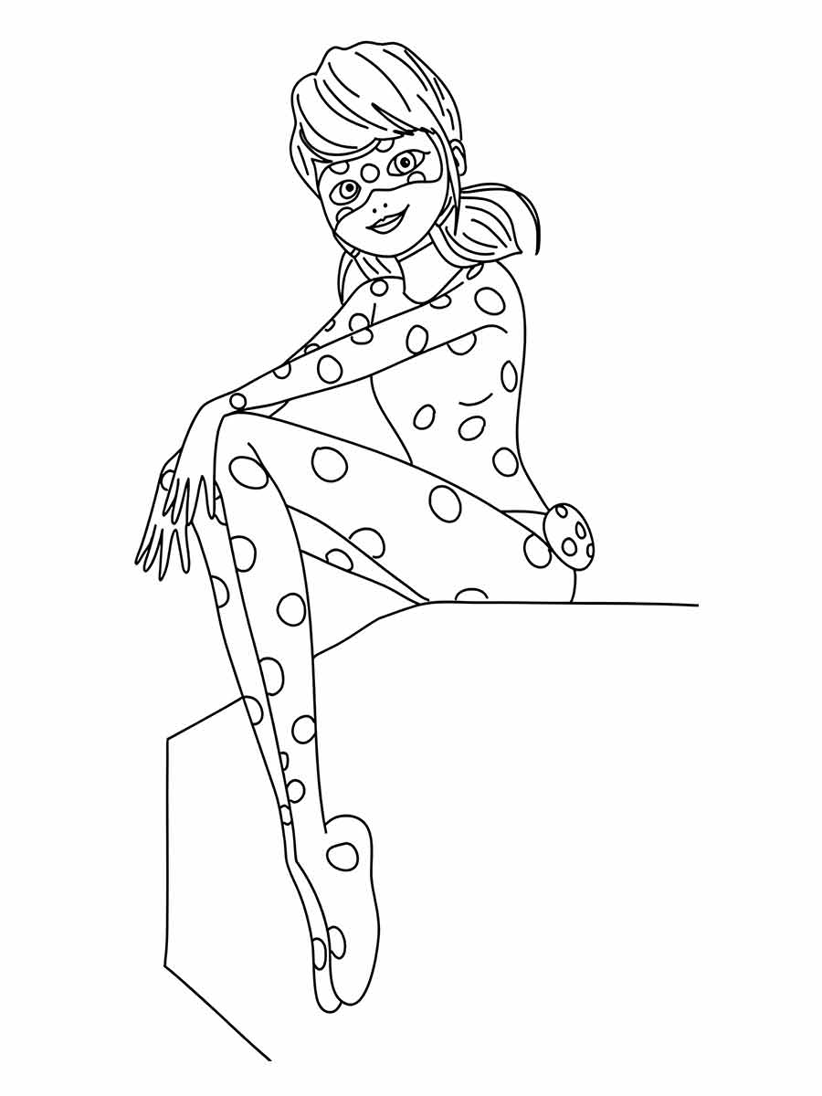 ladybug para colorir 11