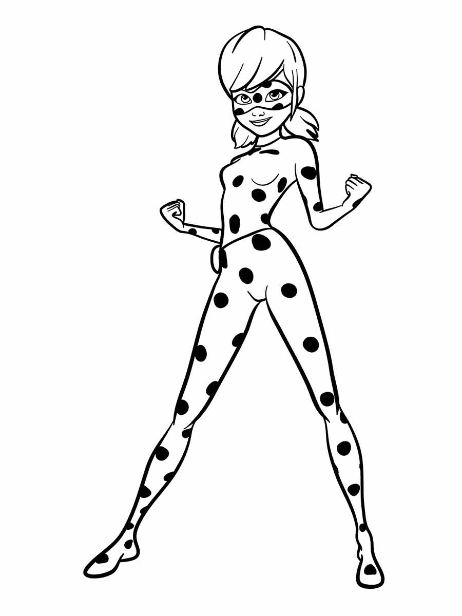 ladybug para colorir 14