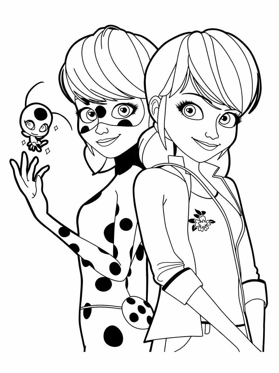 ladybug para colorir 3