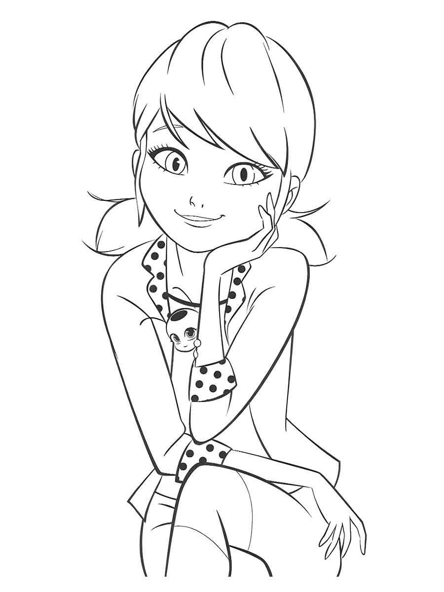 ladybug para colorir 5