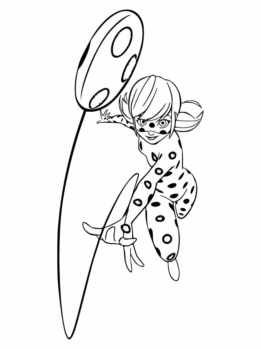 ladybug para colorir 7