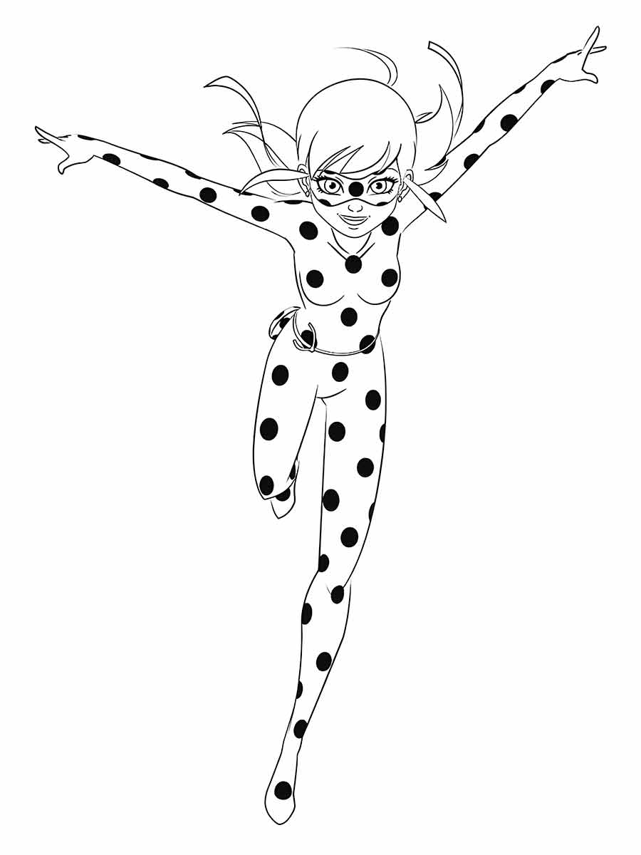 ladybug para colorir 9