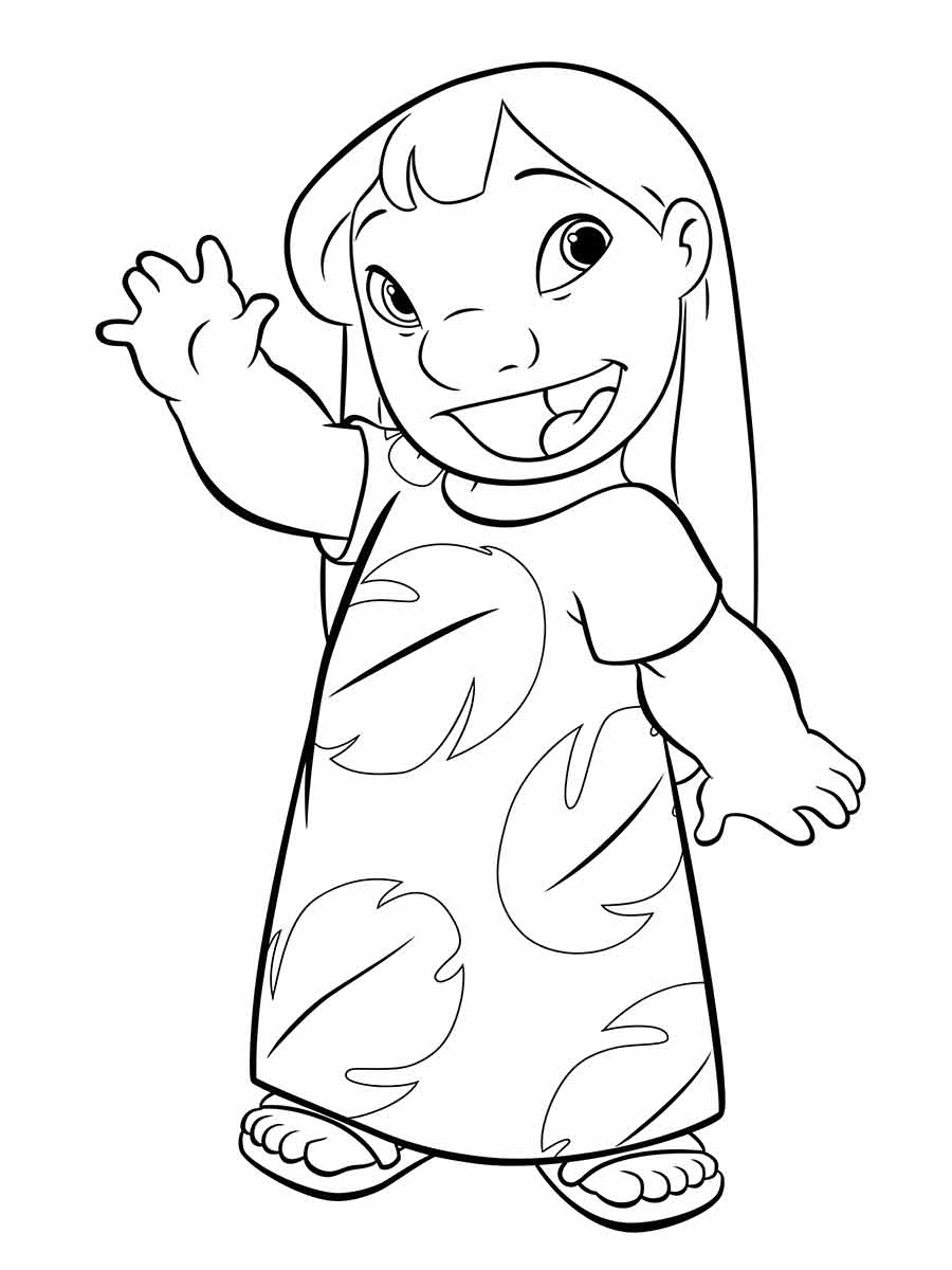 lilo stitch para colorir 19