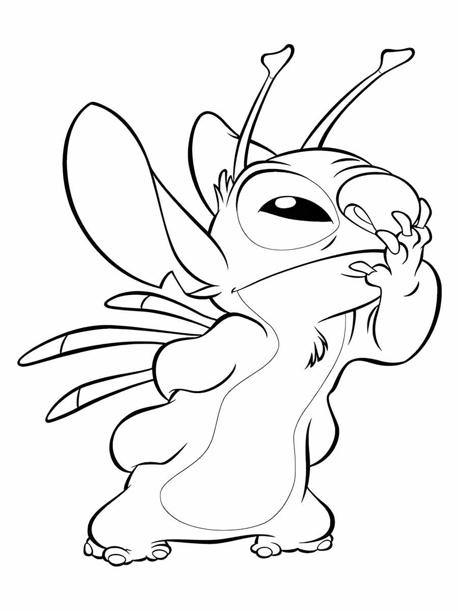 lilo stitch para colorir 28