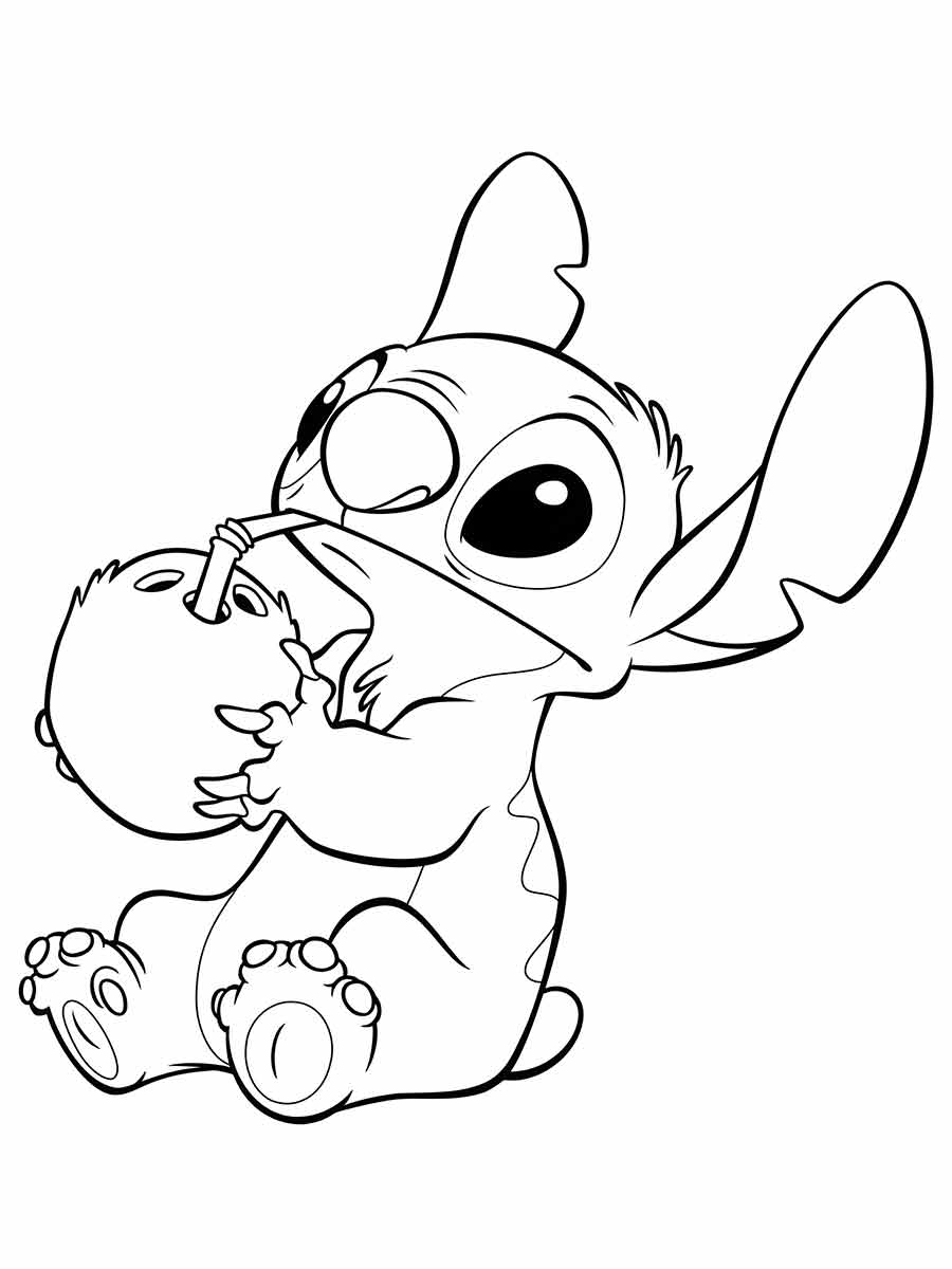 lilo stitch para colorir 32