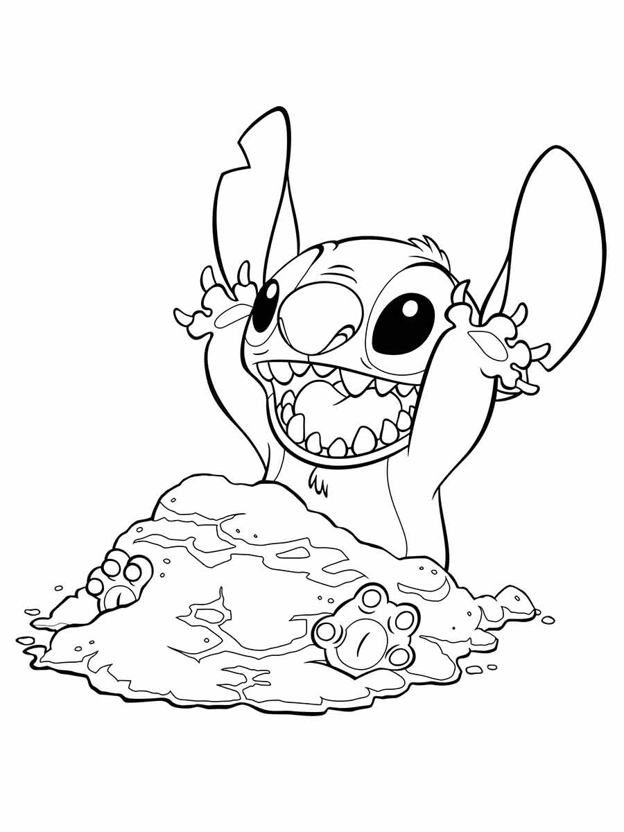 lilo stitch para colorir 34